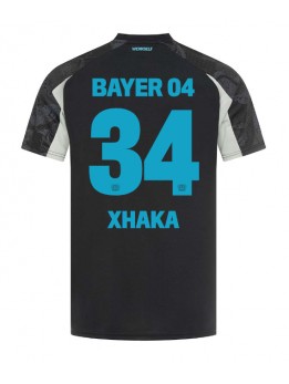 Bayer Leverkusen Granit Xhaka #34 Replika Tredje Kläder 2024-25 Kortärmad